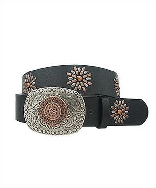 Monkee's Jewelry & ACC 2 Tone Boho Buckle Belt