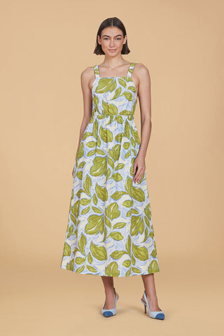 Olivia By Livro Emelia Dress in Zest Leaves