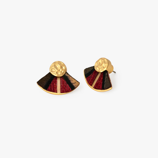 Brackish Julia Fan Stud Earring