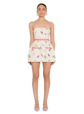 Amanda Uprichard Strapless Bethany Romper