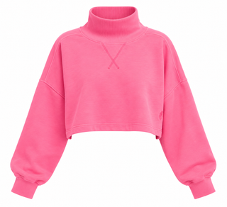 Free People Hot Pink Pick Up Game Pullover
