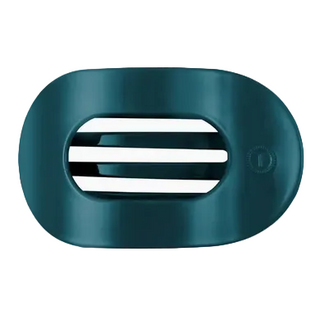 Teleties Teal with It Medium Flat Round Hair Clip