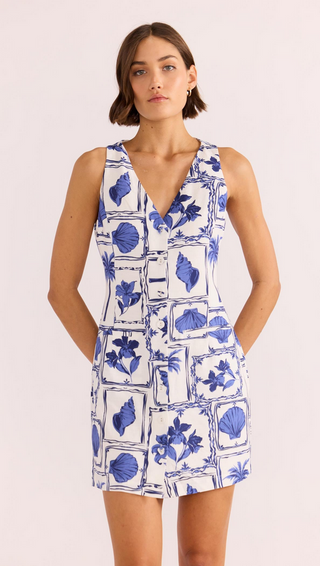 Mink Pink Sylvie Button Up Mini Dress