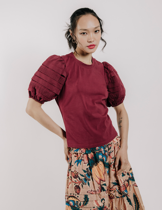 Love The Label Dylan Tee In Rhododendron