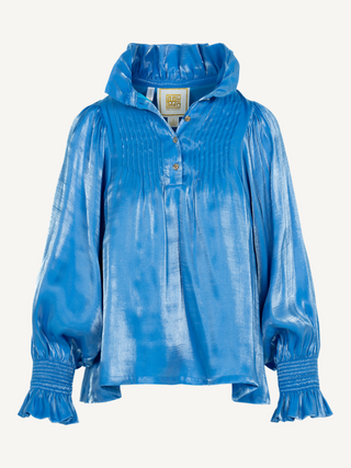 Emily McCarthy Charlotte Top In Sapphire