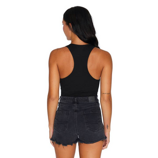 Monkee Collection Coastal Carolina Black Bodysuit