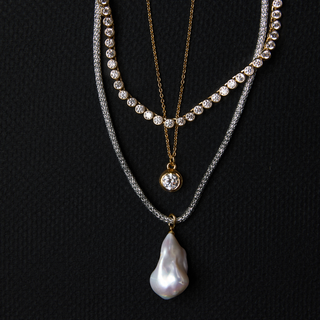 Hart Silver Lurex Necklace Cord