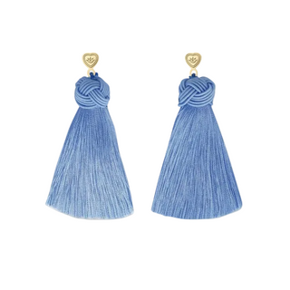 Hart Cornflower Blue Topknot Stud/Post Earrings