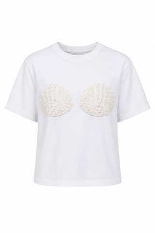 English Factory Pearl Seashell T-Shirt