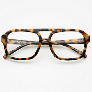 Freyrs Havana Blue Light Readers Reading Glasses Eyeglasses / Milky Tortoise