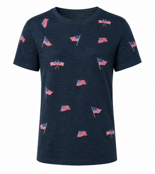 Metric Knits Flag Tee