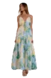 Elan Mint Crocheted Maxi Dress