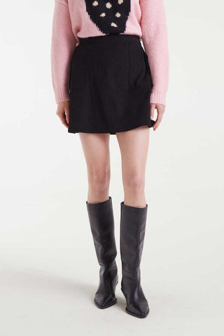 Compania Fantastica Black Mini Skirt