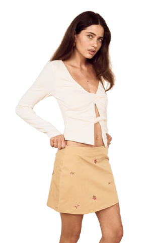 Mink Pink Alina Twist Front Top