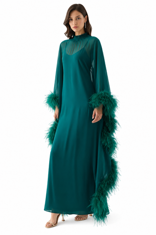 Hutch Bobbi Dress in Emerald