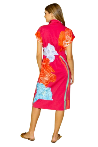 Alden Adair Belle Dress in Pink Fluorescence