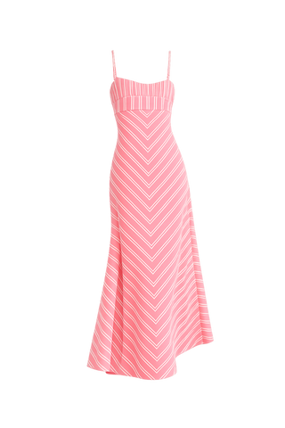 Saylor Kesara Dress in Pink Stripe