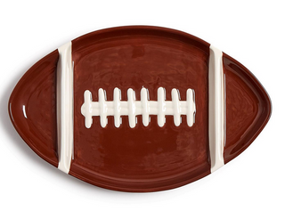 Two's Company Football Sectional Serving Platter