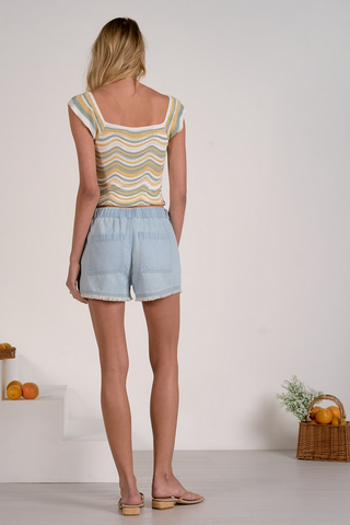 Elan Light Blue Shorts