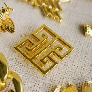 Garland Square Greek Key Interchangeable Artisan Belt Buckle