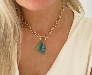 Monkee Collection Shay Fish Toggle Necklace