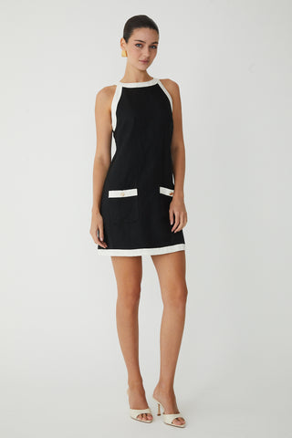 JS71 Tenney Dress in Black & White
