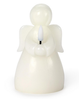 Two's Company Guardian Angel Flameless Candle Decor in Gift Box