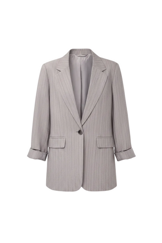 Esqualo Herringbone Light Grey Blazer