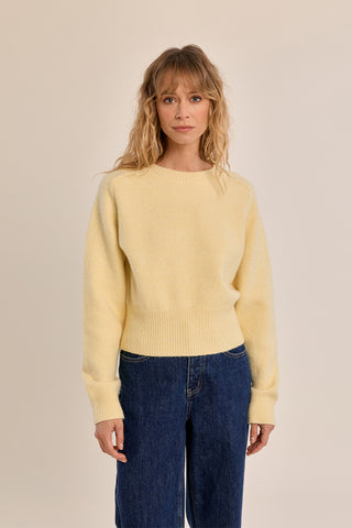 Molly Bracken Us Ladies Yellow Knitted Sweater