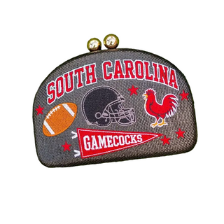 Lisi Lerch Inc. Gamecocks- Embroidered Clutch