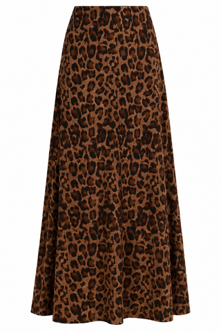 Molly Bracken Us Ladies Leopard Knitted Skirt