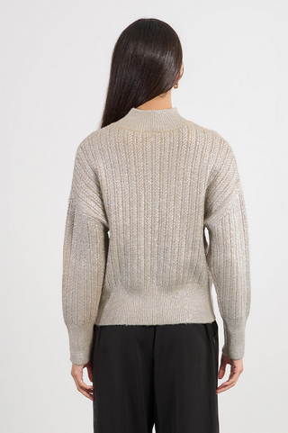 Molly Bracken Beige Ladies Knitted Sweater