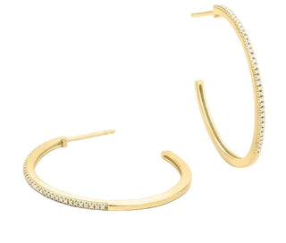 Ella Stein Gold A Hoop Thing Medium Hoop Earrings