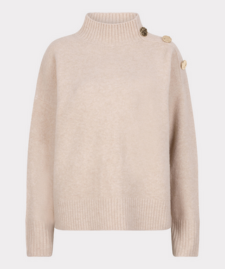 Esqualo Sweater With Gold Shoulder Buttons