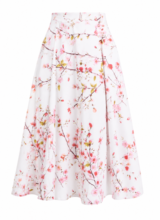 Karina Grimaldi 30001p - Lola Print Midi Skirt