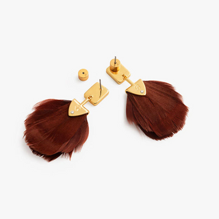 Brackish Penelope Bezel Drop Earring