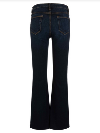 Kut Ana High Rise Fab Ab Flare-Raw Hem