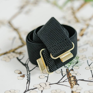 Garland Bags Black Interchangeable Stretch Belt Band – Flexible & Stylish