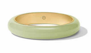 Julie Vos Amalfi Statement Bangle in Mint