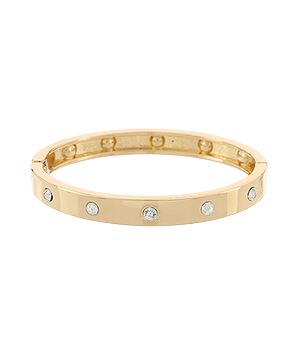 Pearl Station Bangle Bracelet