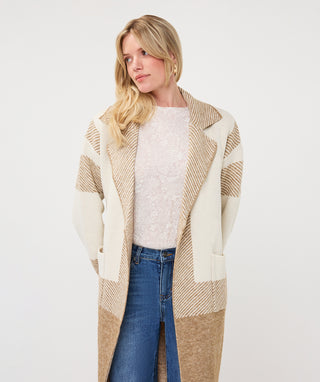 Esqualo Long Gilet Cardigan
