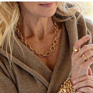Capucine De Wulf Cleopatra Regal Link Necklace