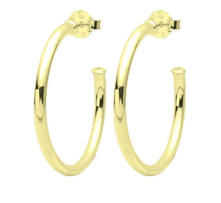 Sheila Fajl Small Everybody's Favorite Hoops Shiny Gold