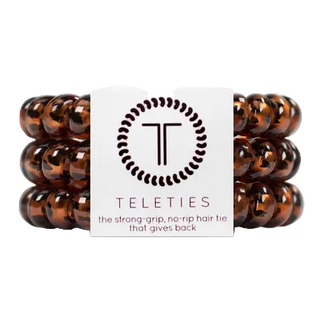 Teleties Spiral Hair Coils | Large | Tortoise Hair Ties