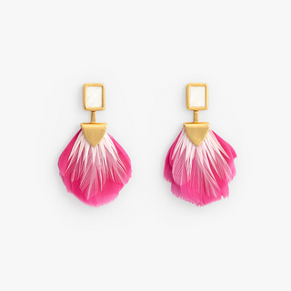 Brackish Bridle Bezel Drop Earring