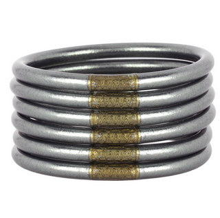 BuDhaGirl ALL WEATHER BANGLES (SET OF 6)