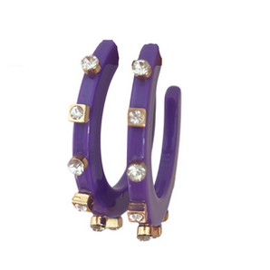 CITY GIRL JEWEL HOOP LARGE- MULTIPLE COLORS