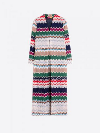Vilagallo Green Jacquard Dress