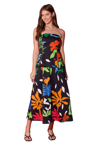 Alden Adair Brooks Dress in Black Majorelle