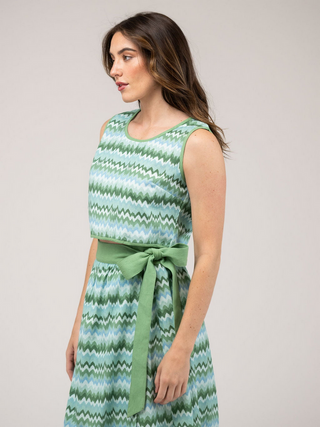 Beau & Ro  Beach Tank in Wave Green